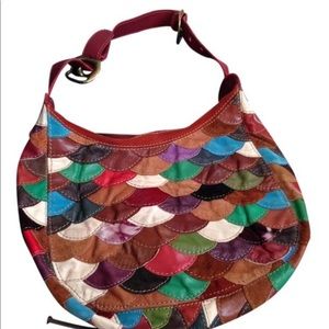 Lucky Brand Patchwork Hobo Bag